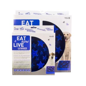 Eat Slow Live Longer Star Blue                    