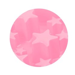 Eat Slow Live Longer Star Pink                    