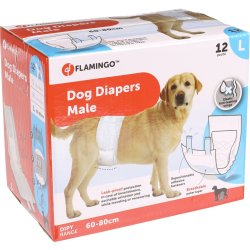 Diapers Dipy t/male dog 60-80c                    