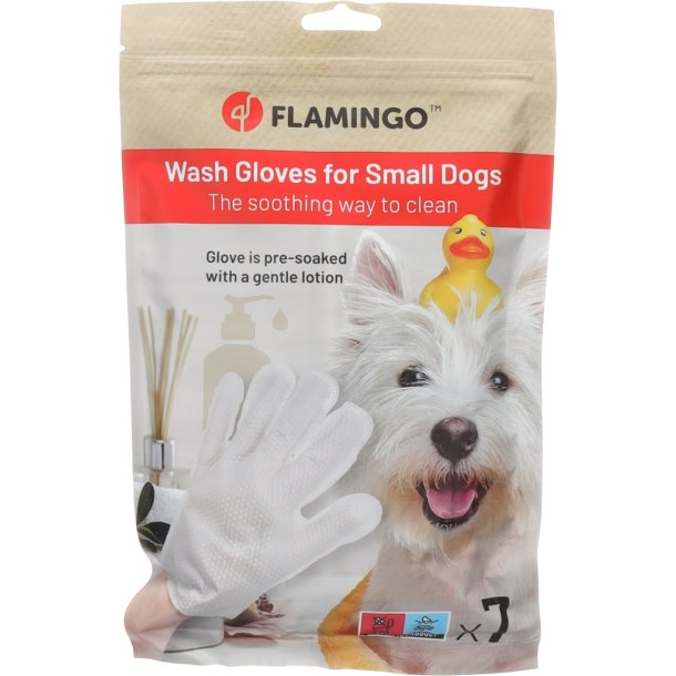 Washing Glove Neutral Dog 7stk                    