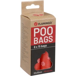 Poop Bag Basic Paws 8x15stk                       