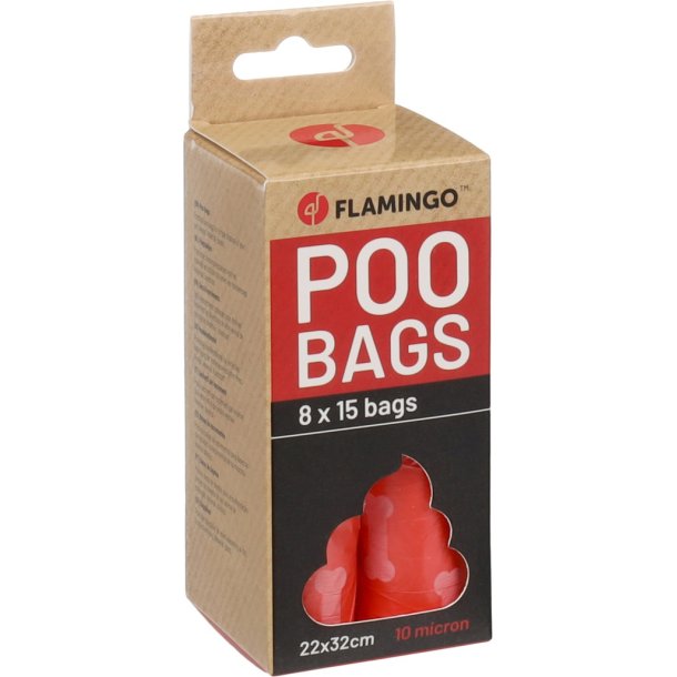 Poop Bag Basic Bones 8x15stk                      