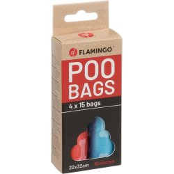 Poop Bag Basic Bones 4x15stk                      