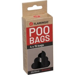 Poop Bag Basic Blekz 4x15stk                      