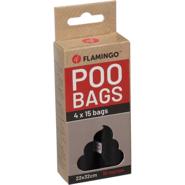 Poop Bag Basic Blekz 4x15stk                      