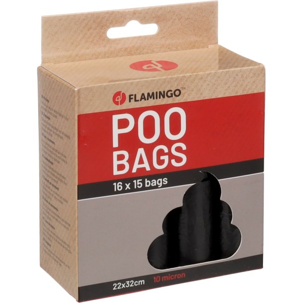 Poop Bag Basic Blekz 16x15stk                     