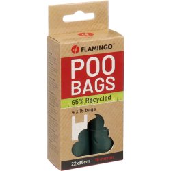 Poop Bag Recycled 4x15stk                         