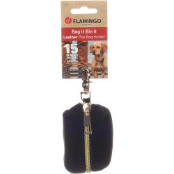 Poop Bag Holder Sueda sort                        