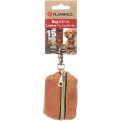 Poop Bag Holder Sueda Karamel                     