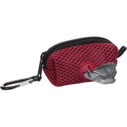 Poop Bag Holder Misha Burgundy                    