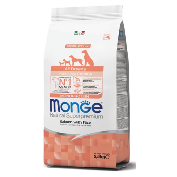 Monge Puppy Salmon&Rice 2,5kg                     