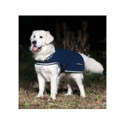 Rambo fleece dog rug S navy/be                    