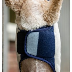 Rambo Deluxe dog rug L wh/navy                    