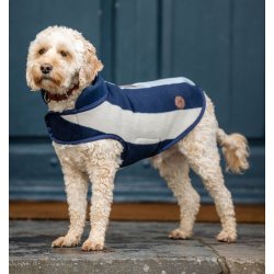 Rambo Deluxe dog rug M wh/navy                    