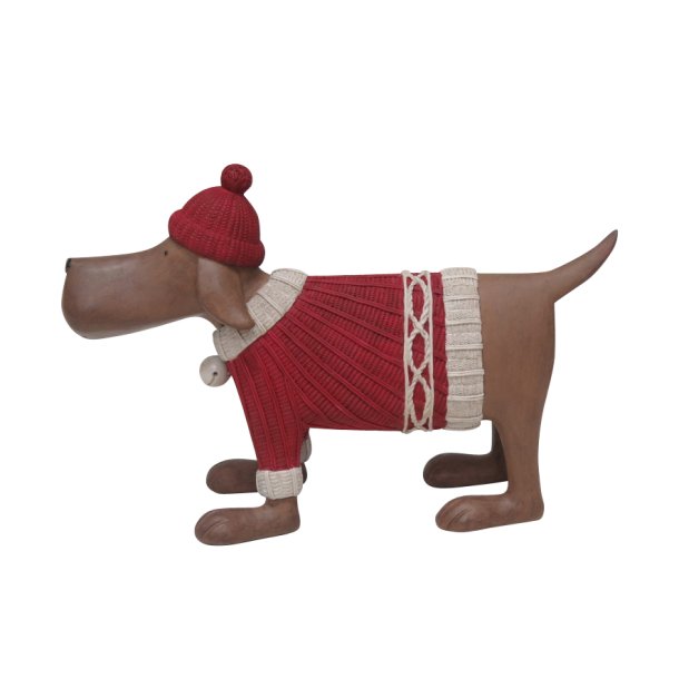 Christmas Decoration Dog with                     